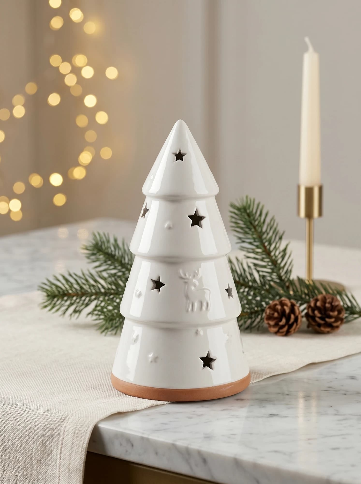 Ceramic Tree Tealight Holder thumbnail 7