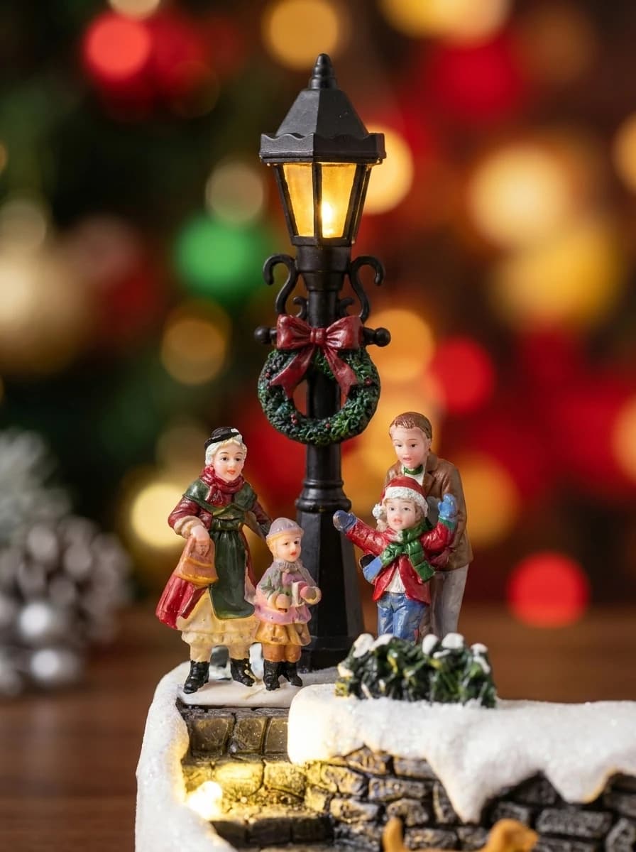 Animated LED Christmas Village Scene thumbnail 4