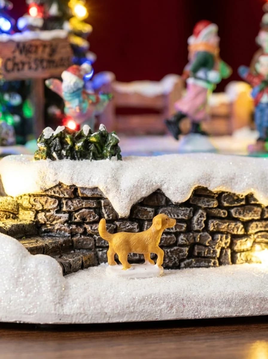 Animated LED Christmas Village Scene thumbnail 5