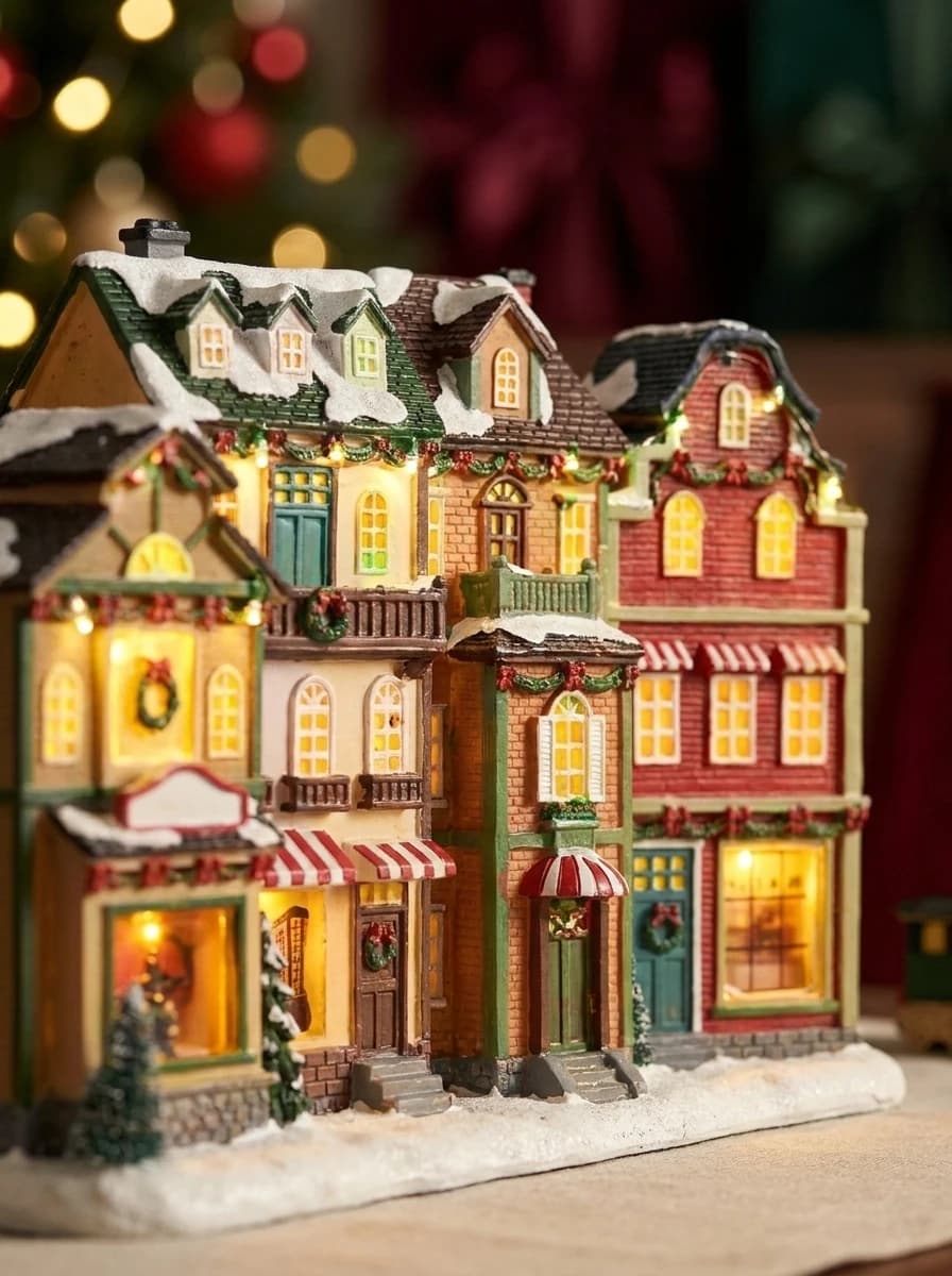 Animated LED Christmas Village thumbnail 2