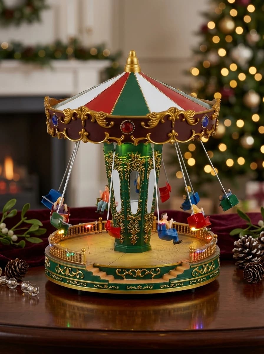 Animated LED Swing Carousel thumbnail 3