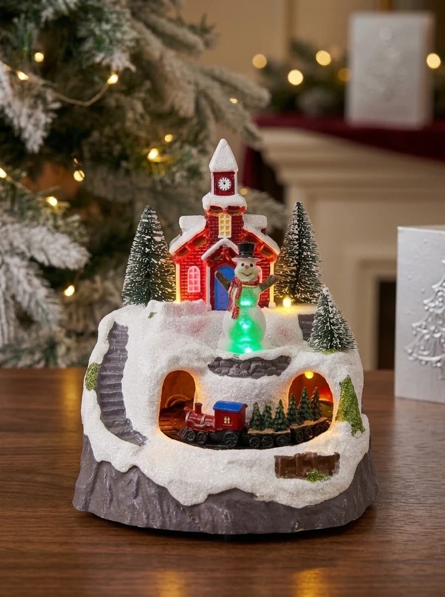 Animated LED Village Church thumbnail 3