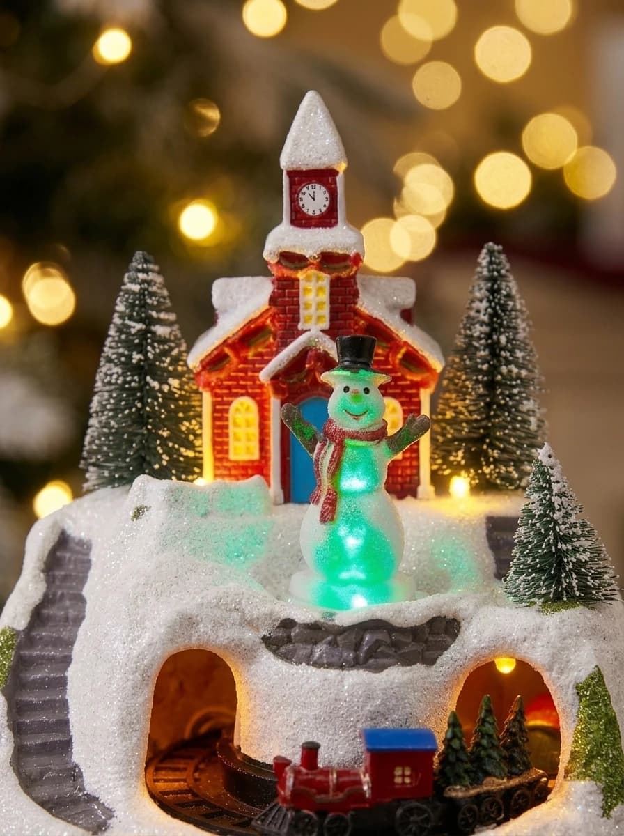 Animated LED Village Church thumbnail 4