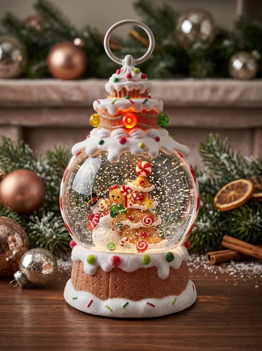 Musical Snowman Snow Globe thumbnail 2
