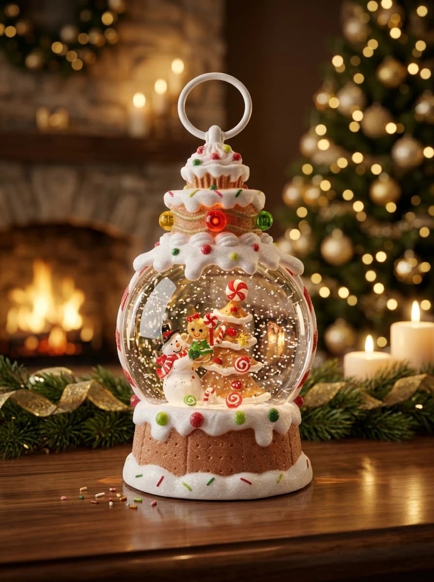 Musical Snowman Snow Globe thumbnail 5