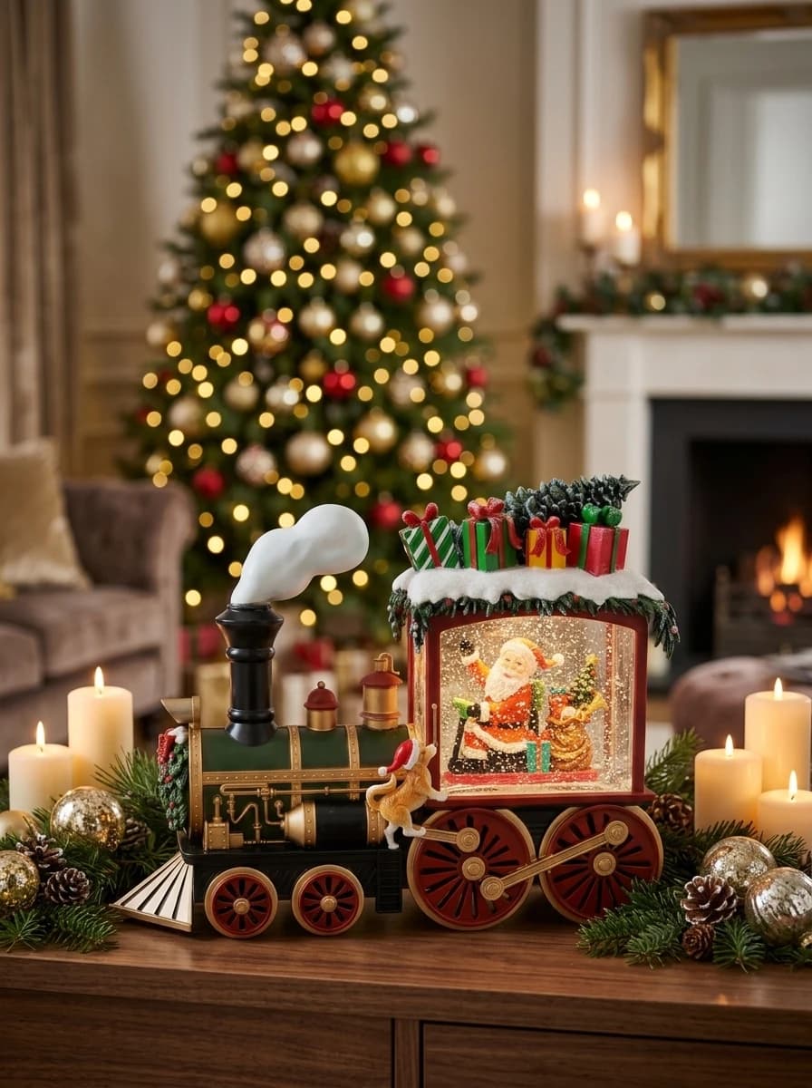 Musical Train Snow Globe thumbnail 2