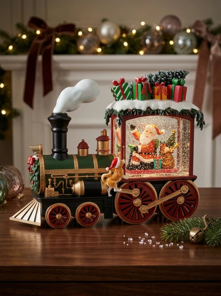 Musical Train Snow Globe thumbnail 3