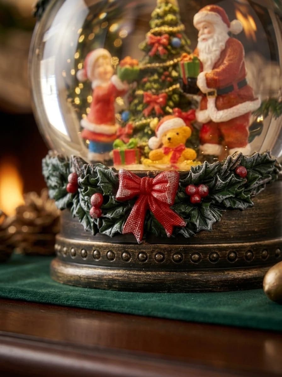 Santa Lantern Snow Globe thumbnail 3