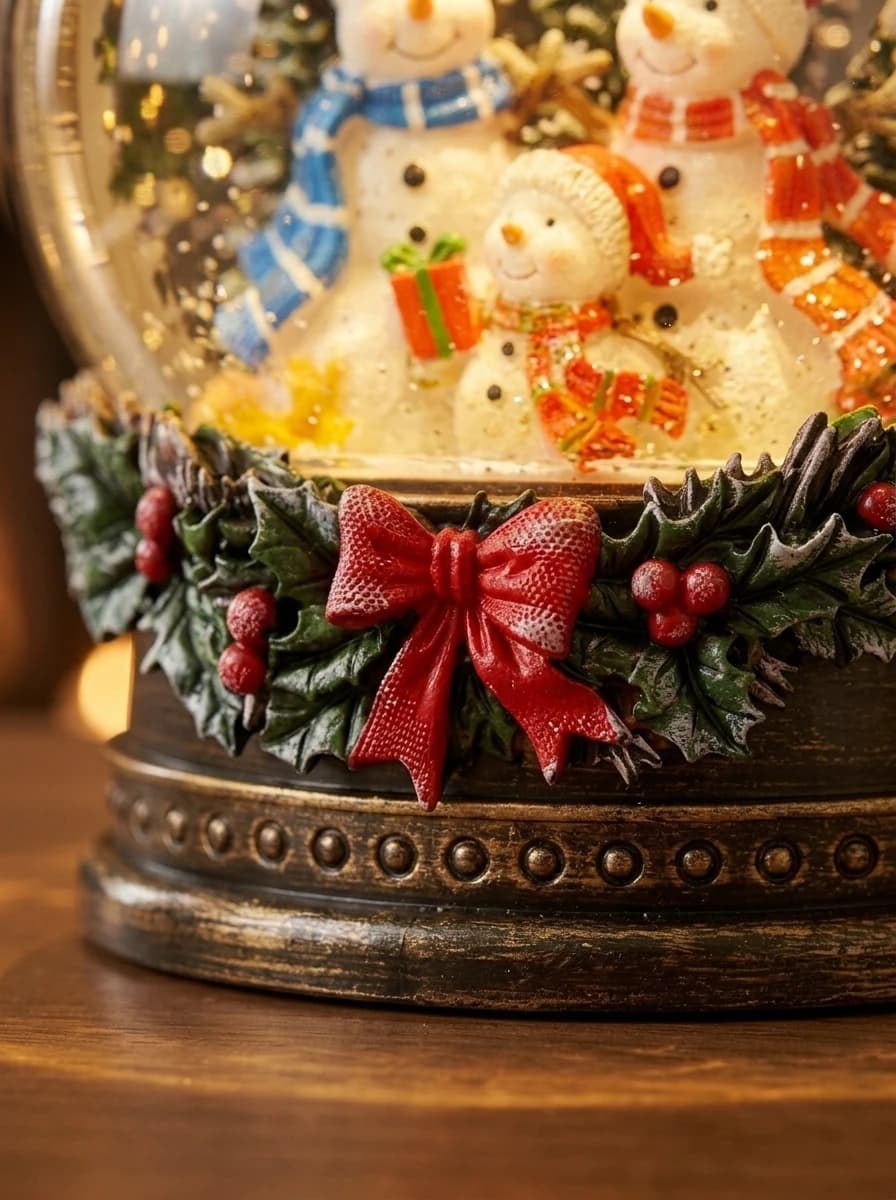 Snowman Lantern Snow Globe thumbnail 4