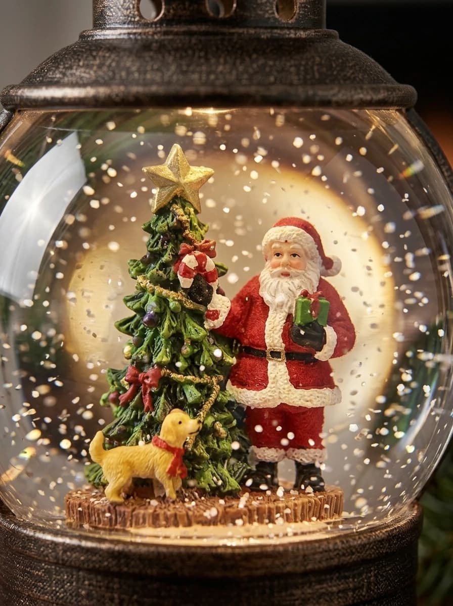 Bronze Santa Water Lantern thumbnail 2