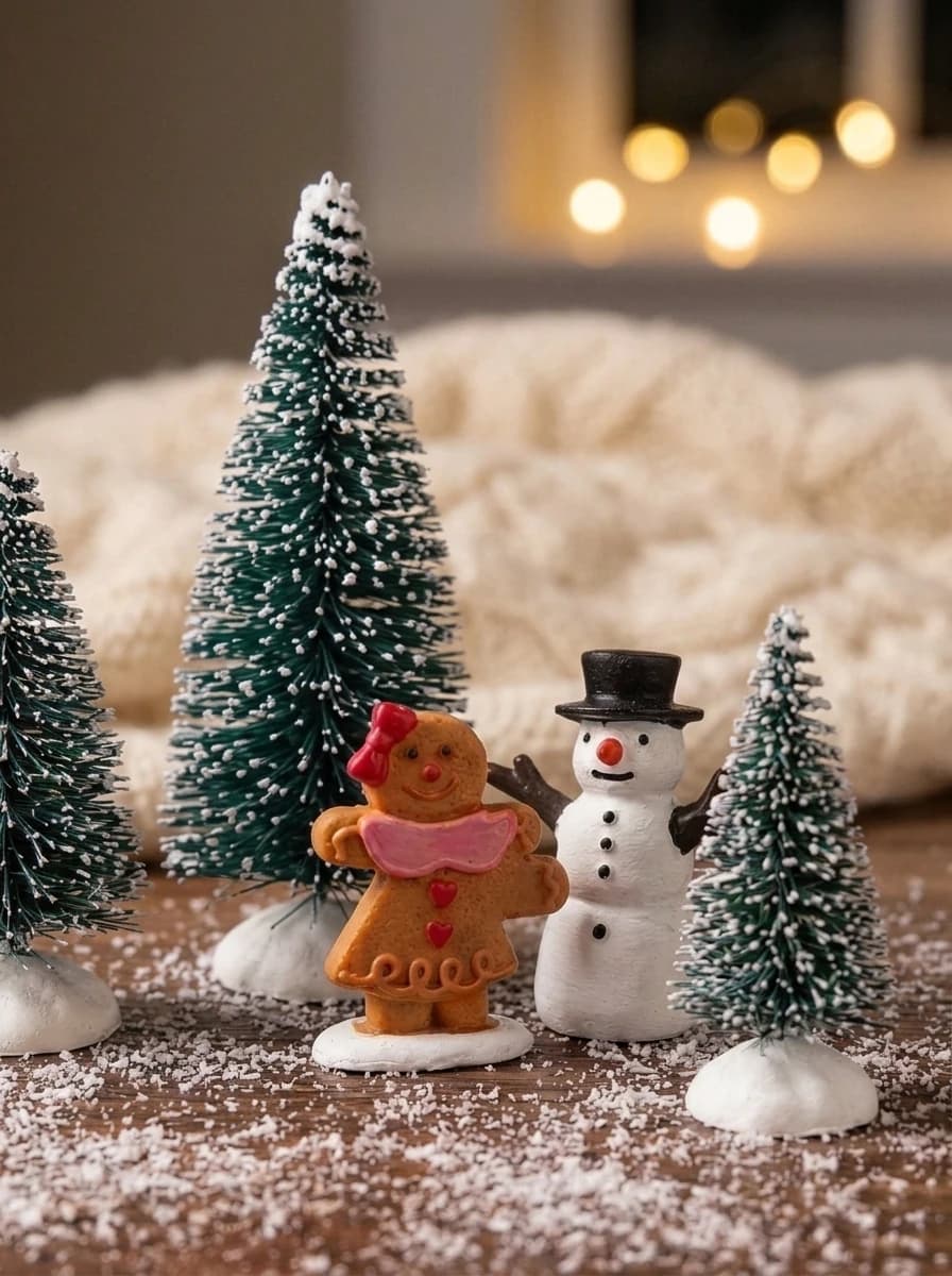 Christmas Village Accessory Set