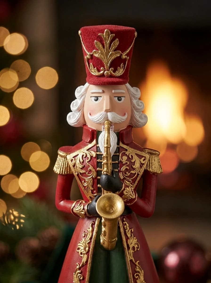Trumpeter Nutcracker Figurine