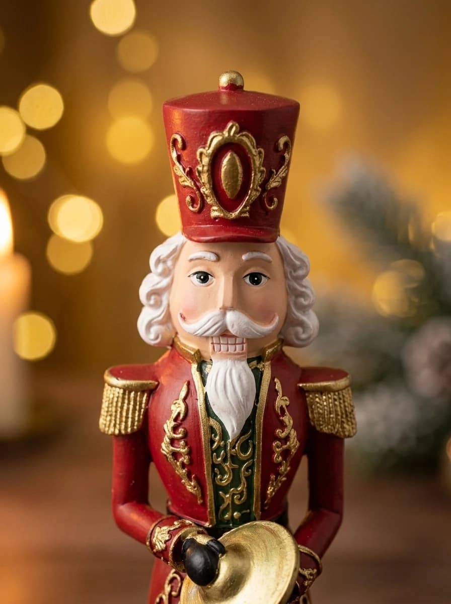 Cymbal Nutcracker Figurine thumbnail 3