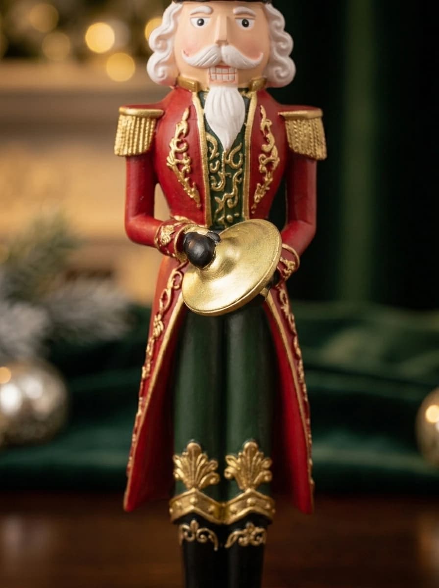 Cymbal Nutcracker Figurine thumbnail 4