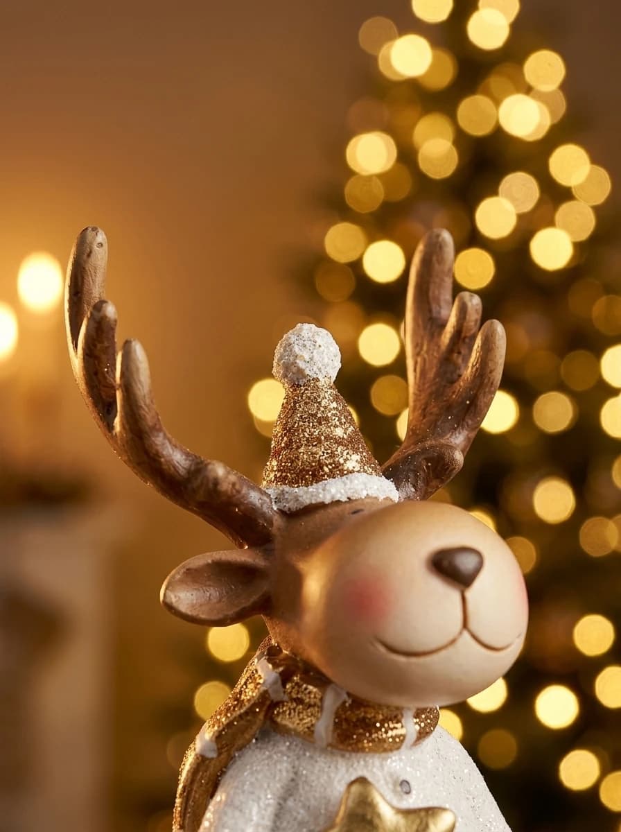Star-Holding Moose Figurine thumbnail 4