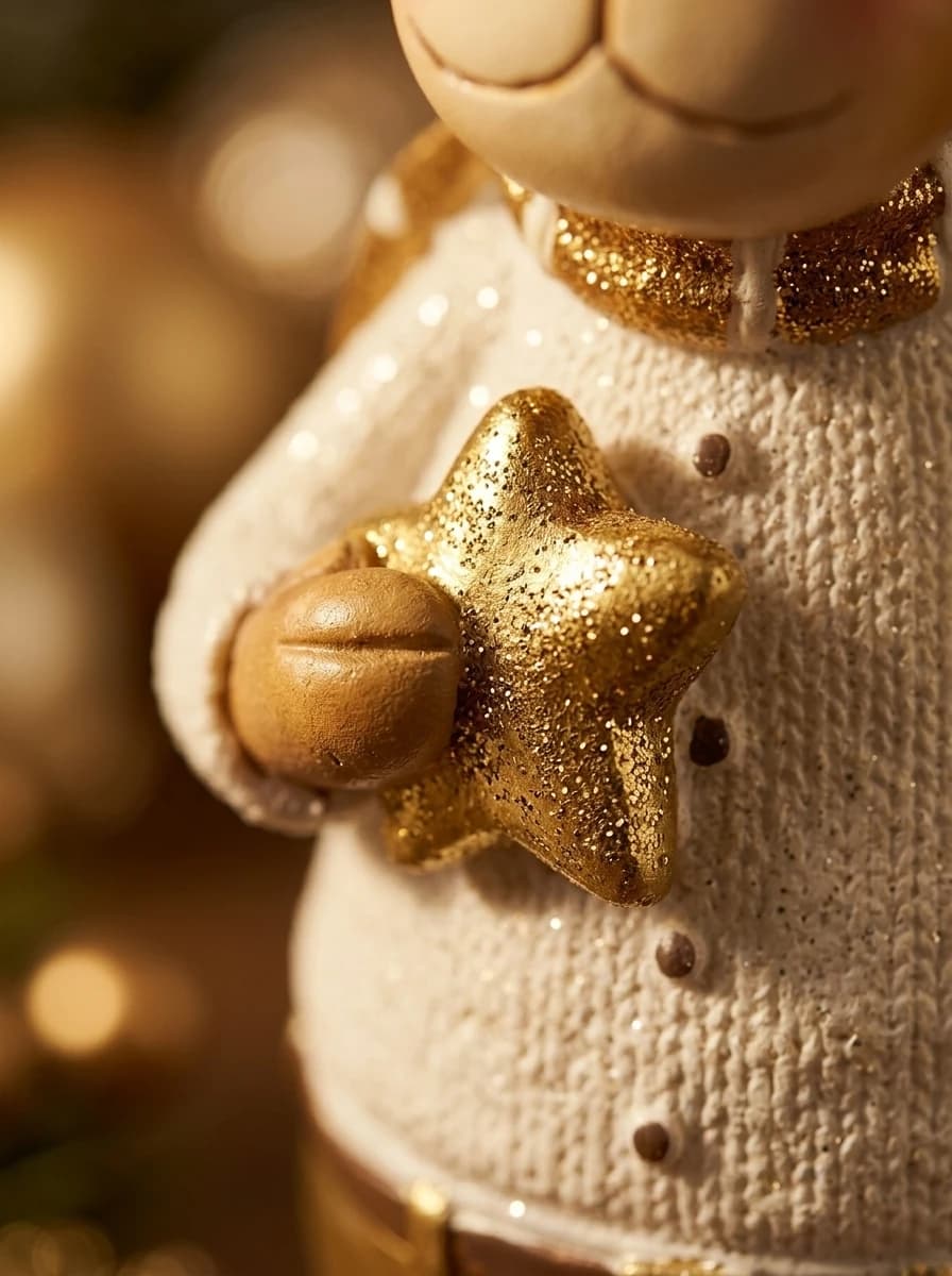 Star-Holding Moose Figurine thumbnail 5