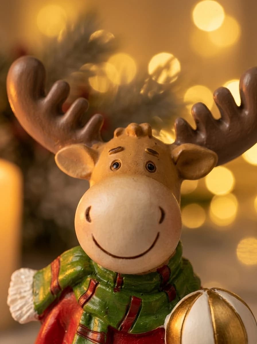Nordic Jumper Moose Figurine thumbnail 5