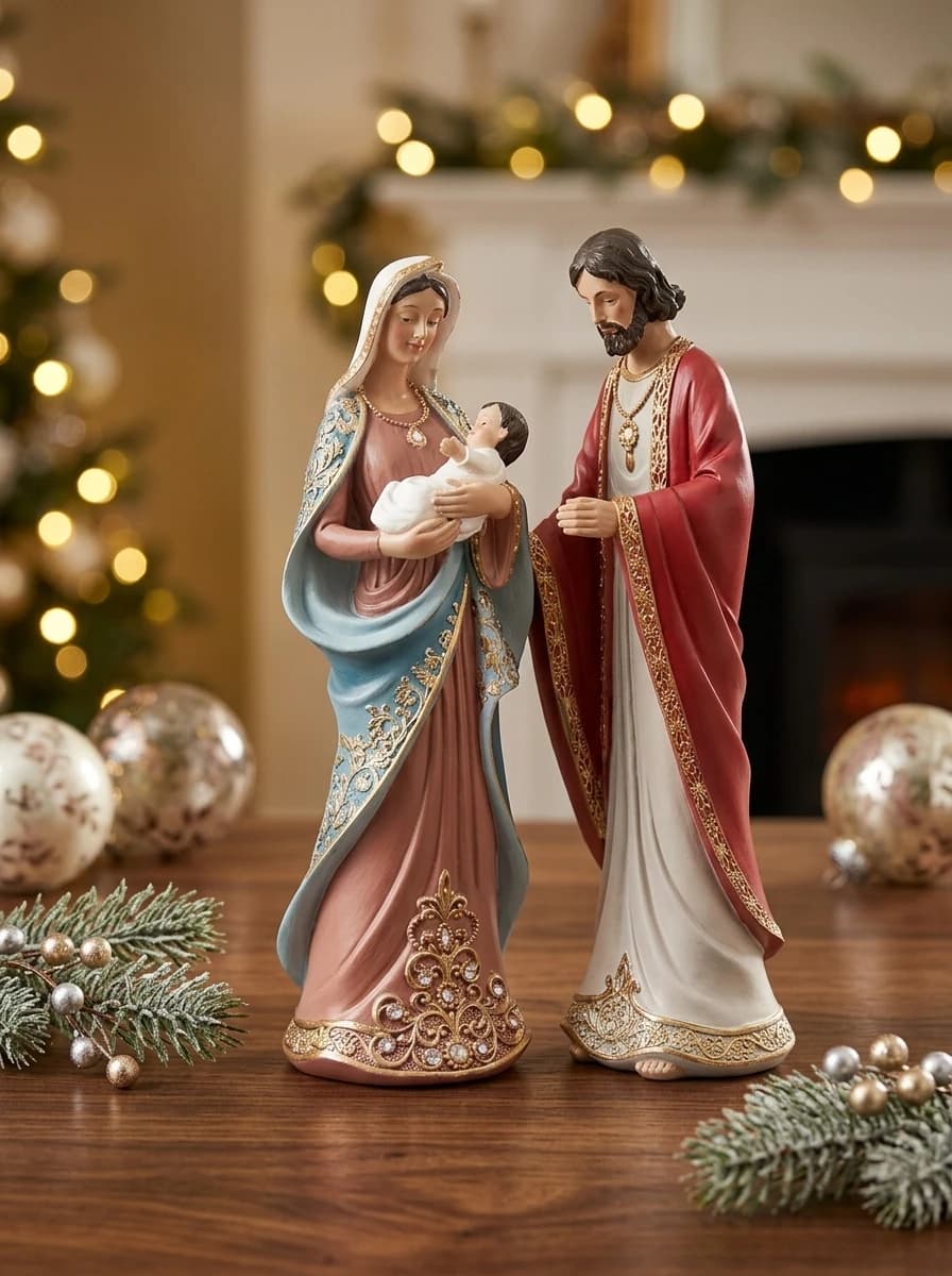 Holy Family Nativity Figurine