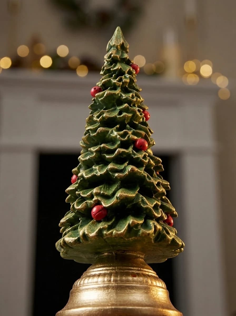 Resin Christmas Tree Figurine