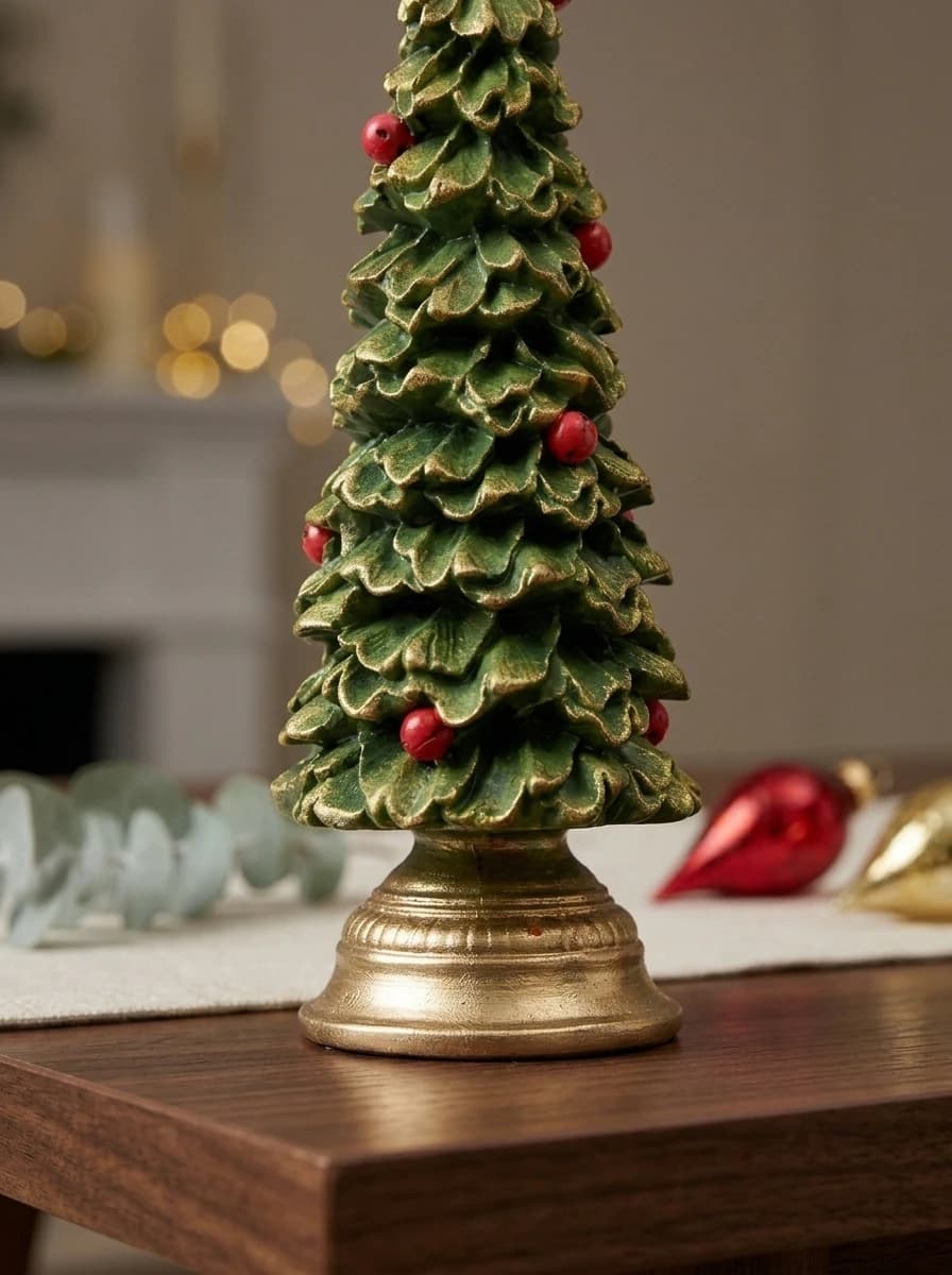 Resin Christmas Tree Figurine thumbnail 4