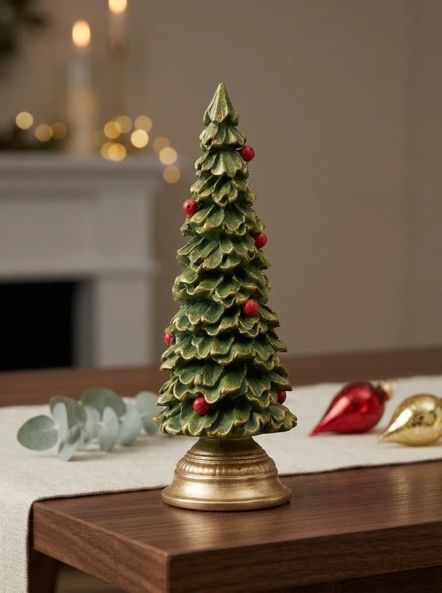 Resin Christmas Tree Figurine thumbnail 8