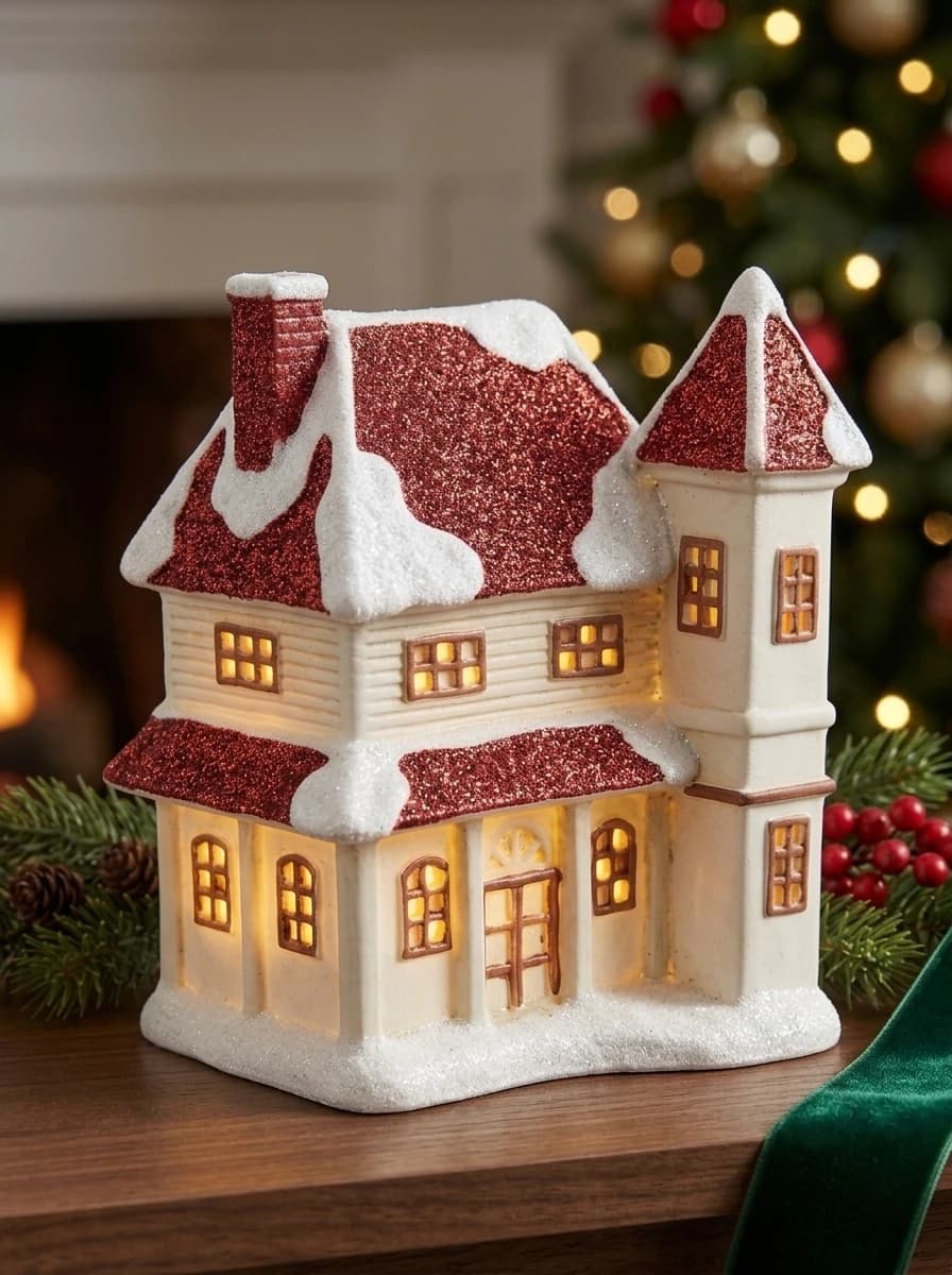 LED Snow Cottage