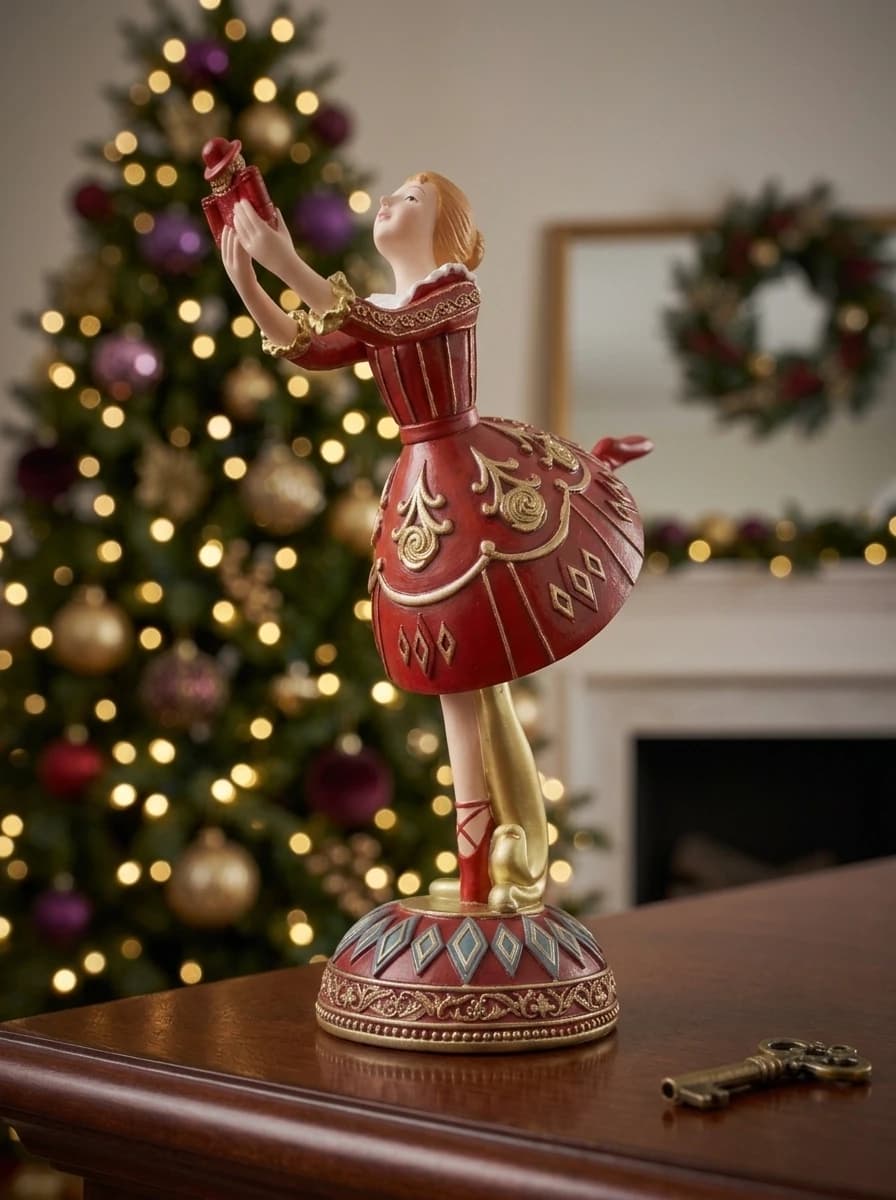 Christmas Ballerina with Bird