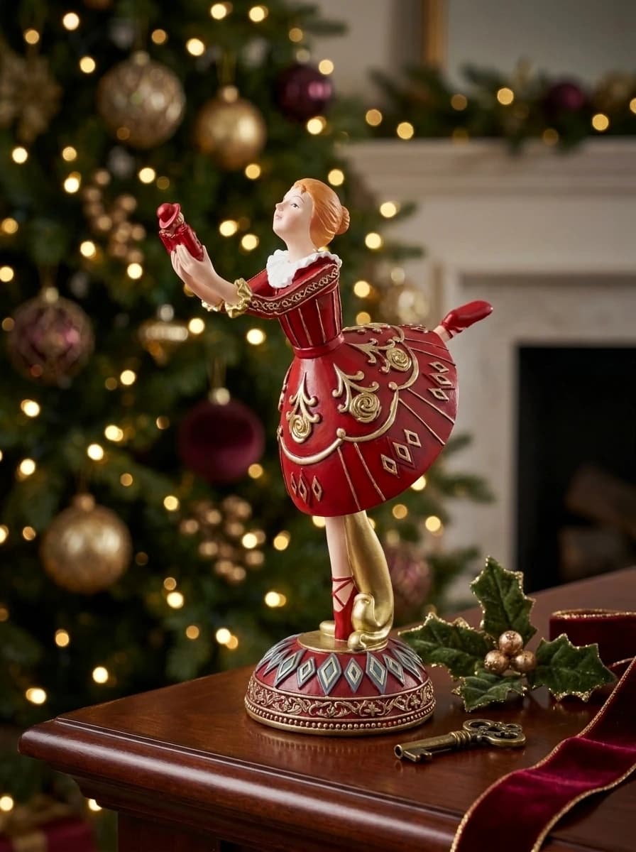 Christmas Ballerina with Bird thumbnail 2