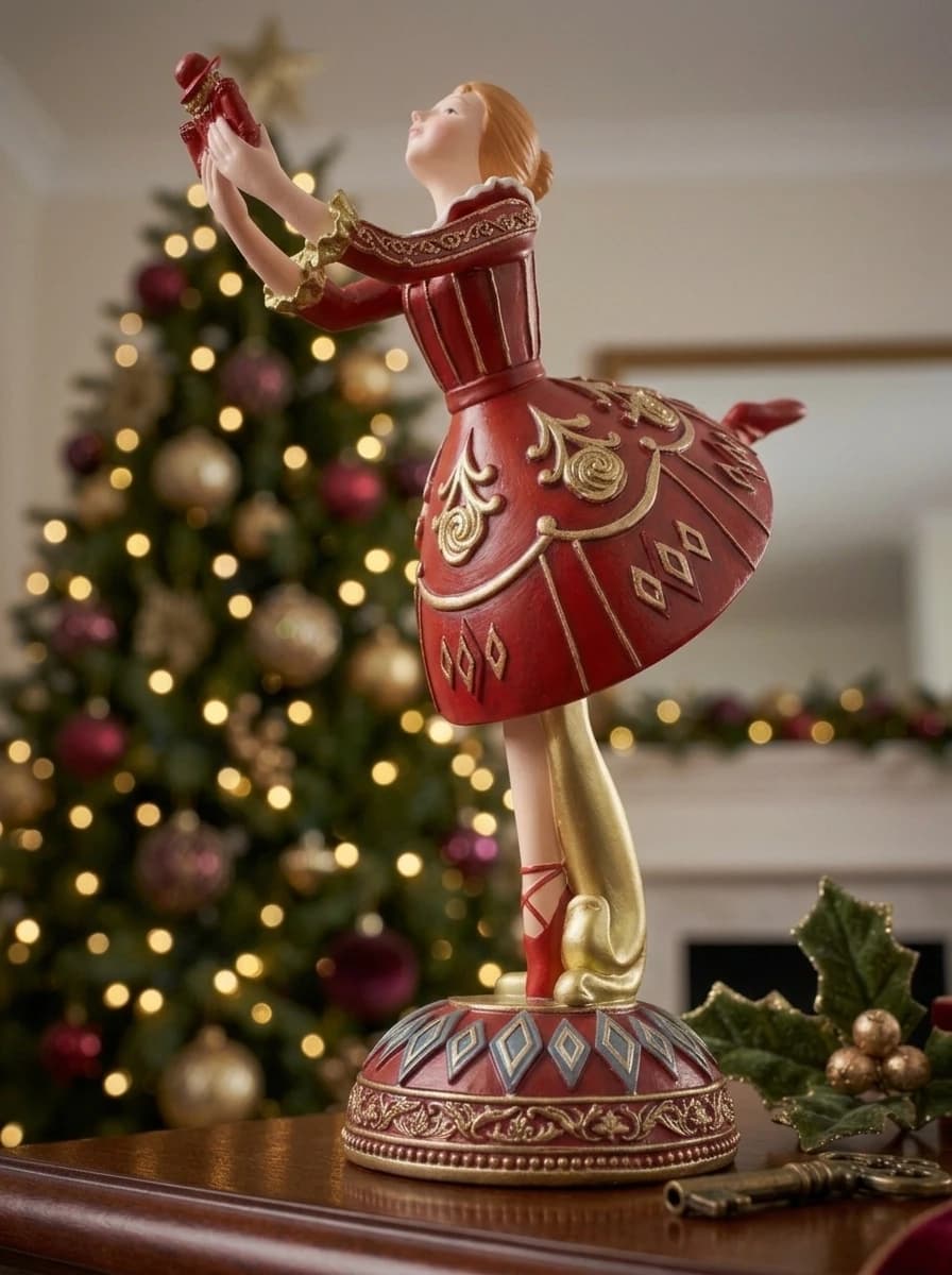 Christmas Ballerina with Bird thumbnail 4
