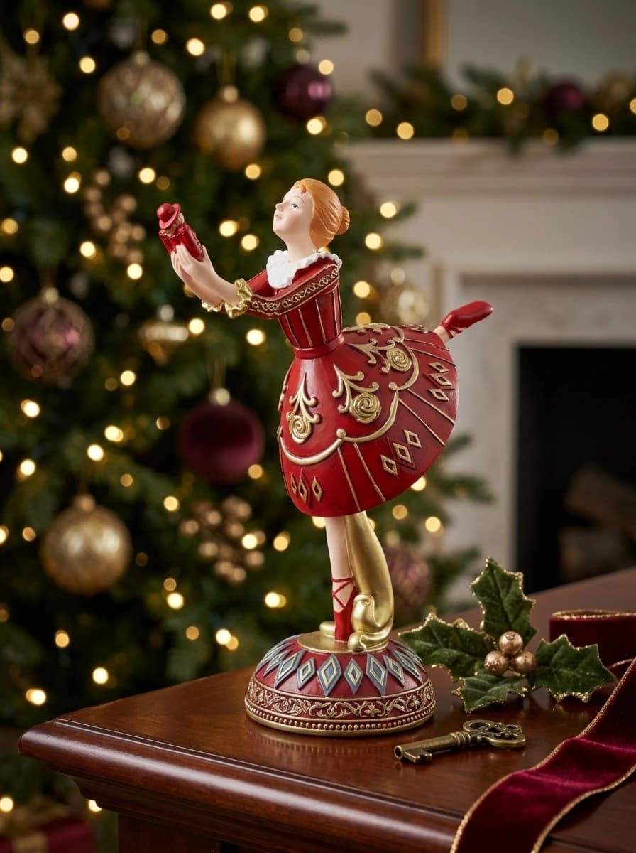Christmas Ballerina with Bird thumbnail 5