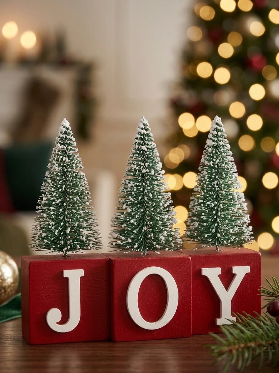 JOY Wooden Blocks with Trees thumbnail 3