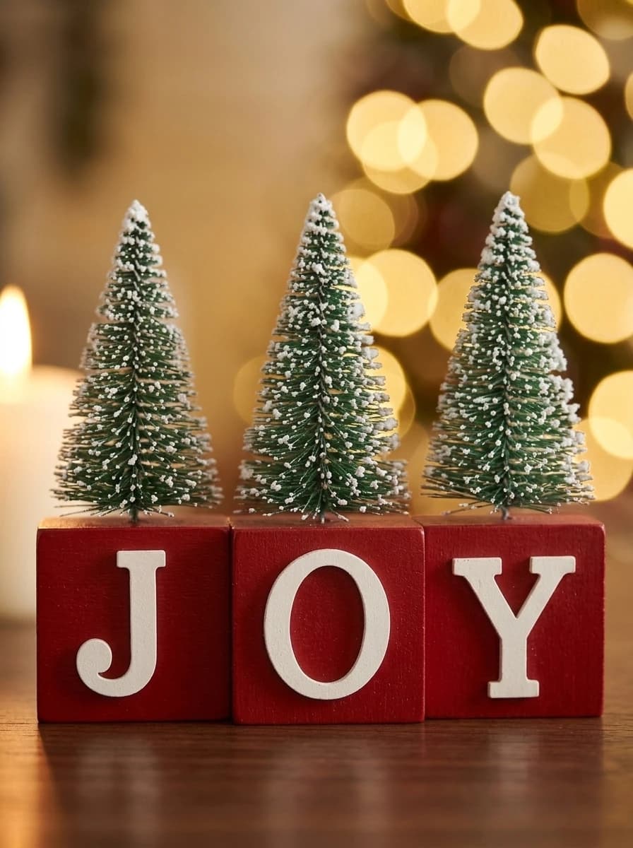 JOY Wooden Blocks with Trees thumbnail 5