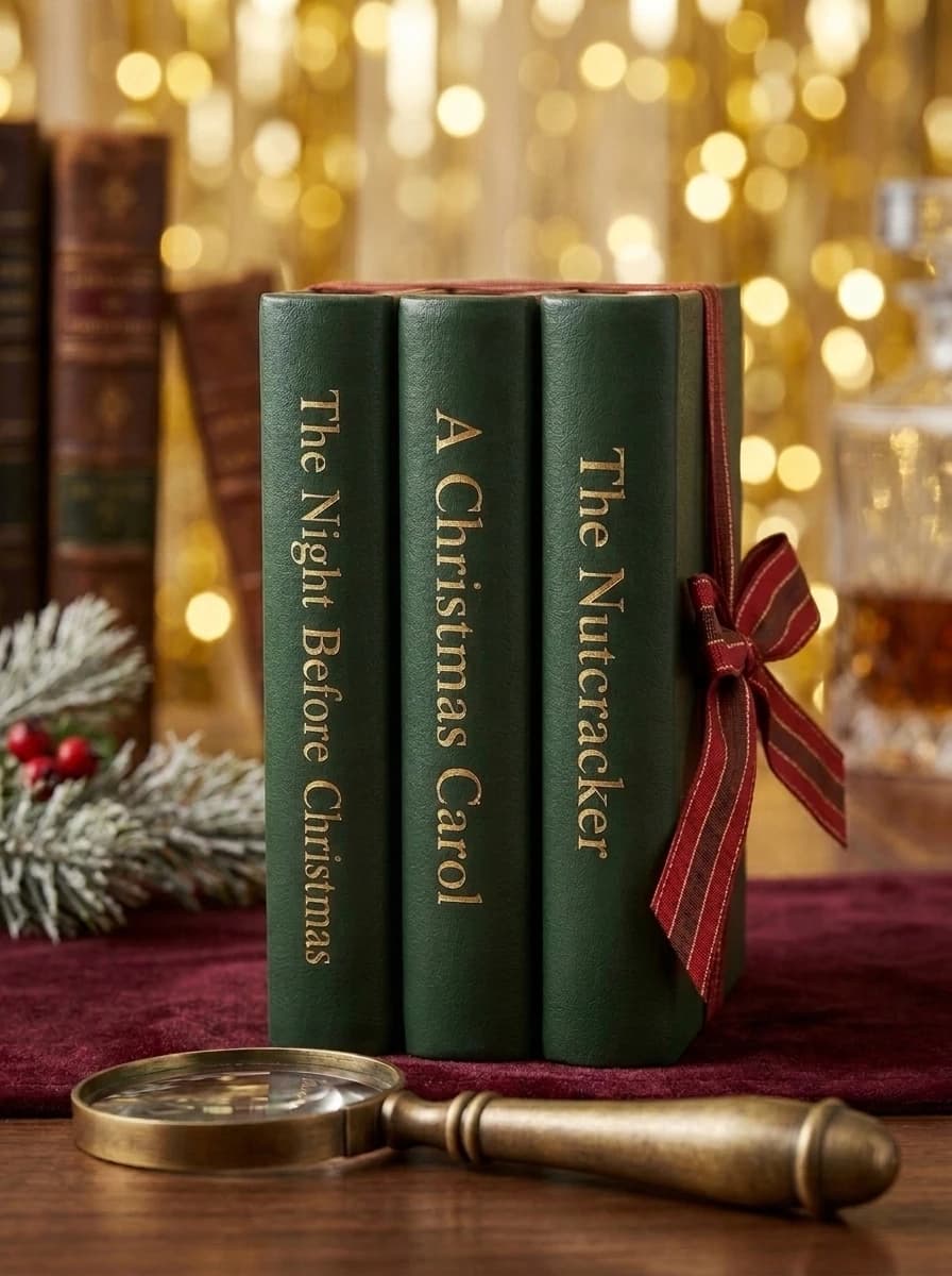 Green Decorative Book Stack