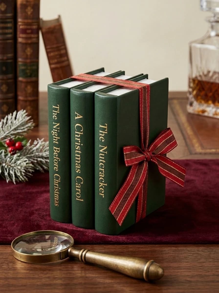 Green Decorative Book Stack thumbnail 3