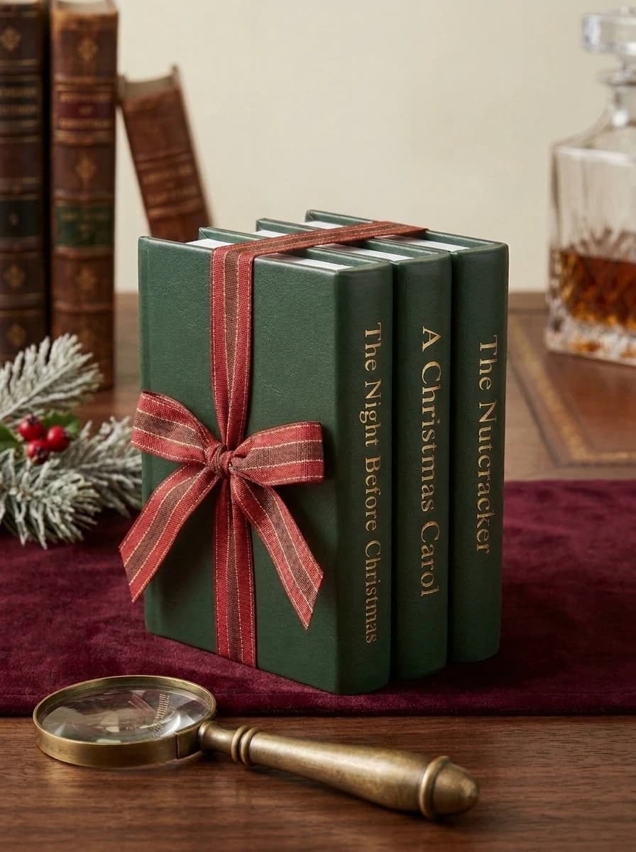 Green Decorative Book Stack thumbnail 5
