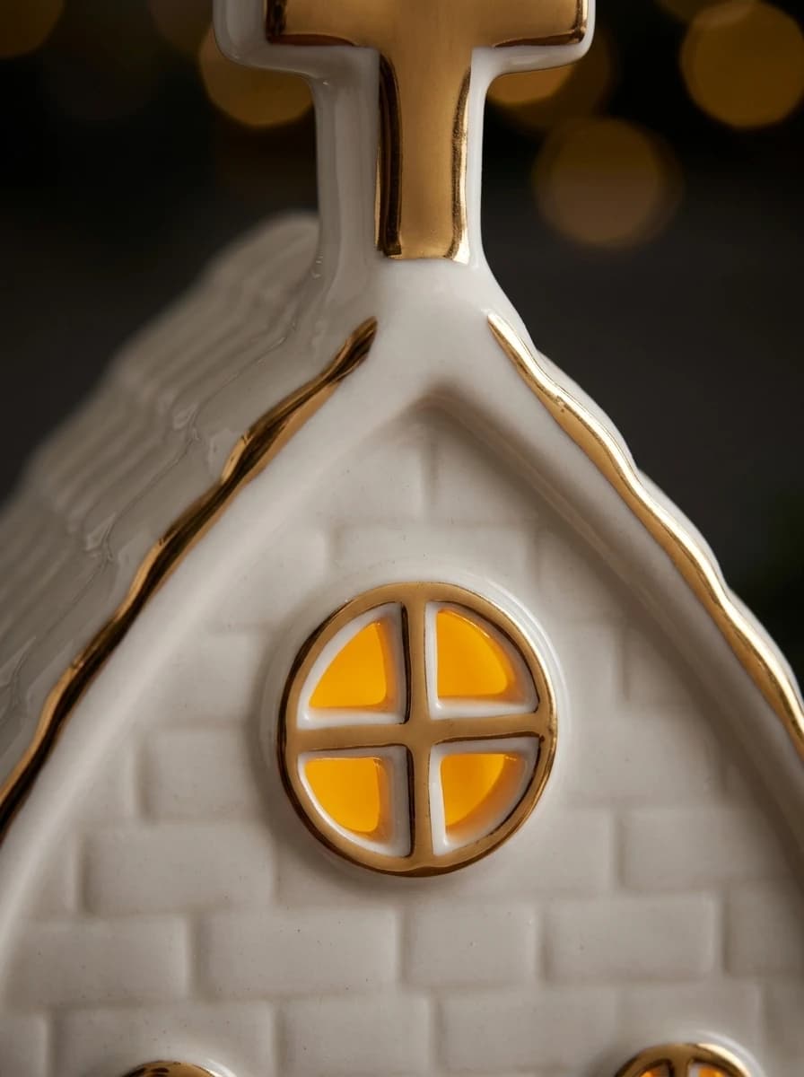 Porcelain LED Church House thumbnail 3