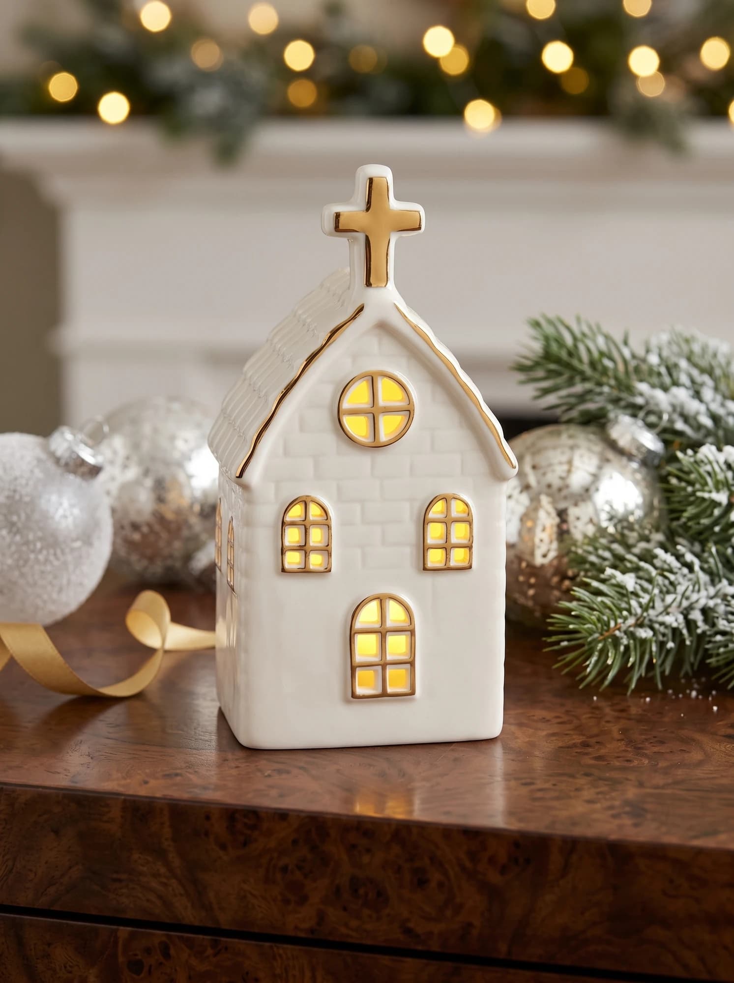 Porcelain LED Church House thumbnail 5