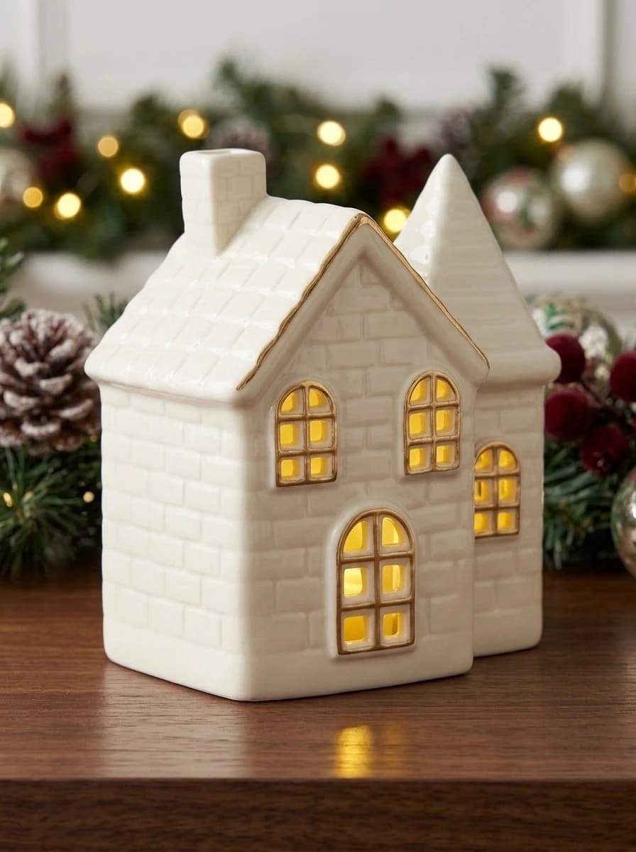 Porcelain LED Village House
