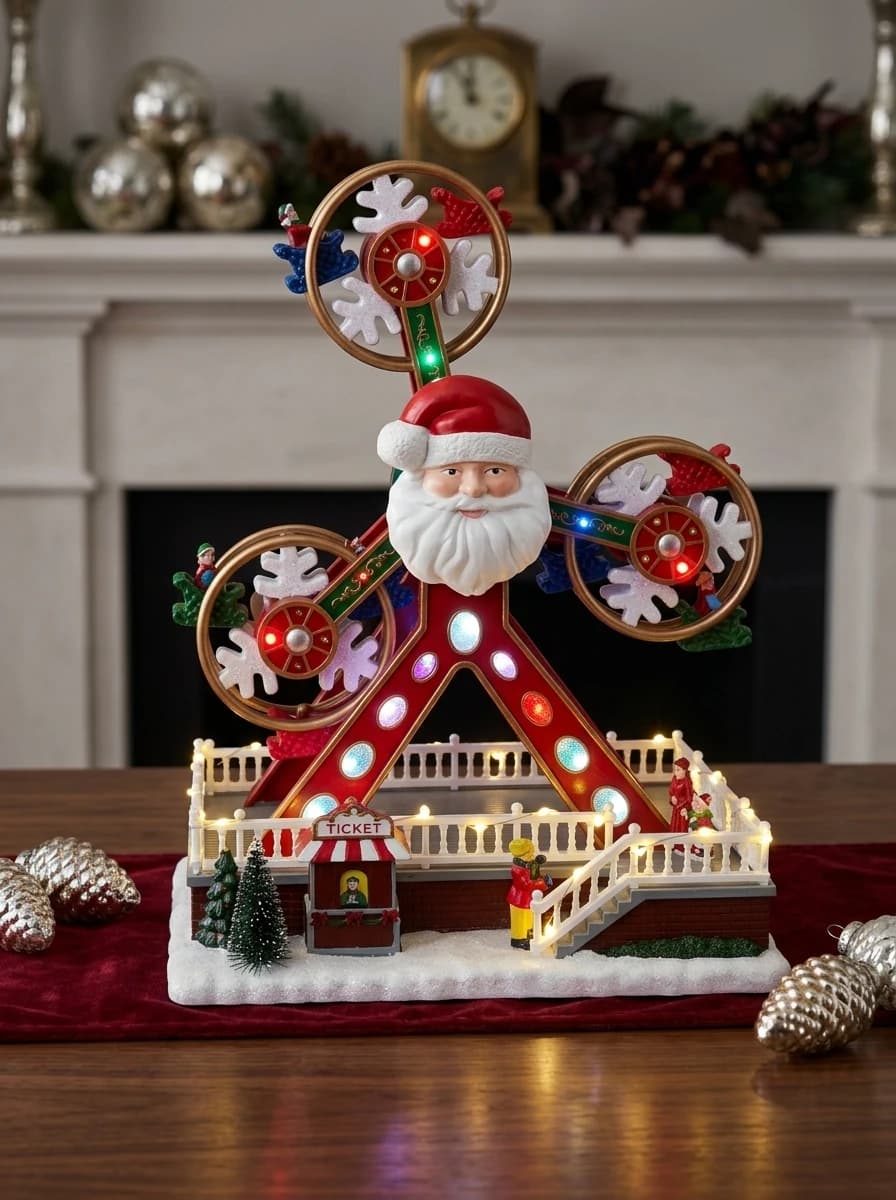 Santa Carnival Ride Decoration