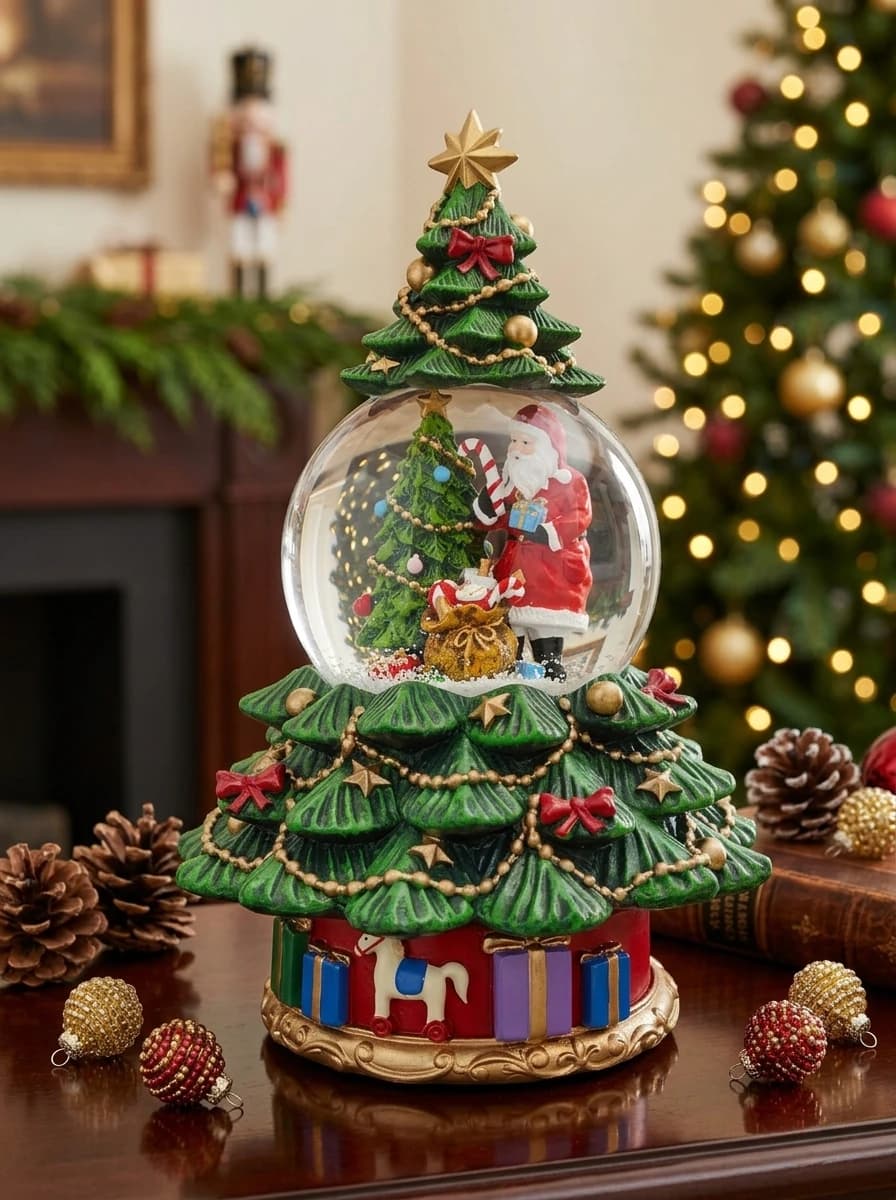 Christmas Tree Snow Globe
