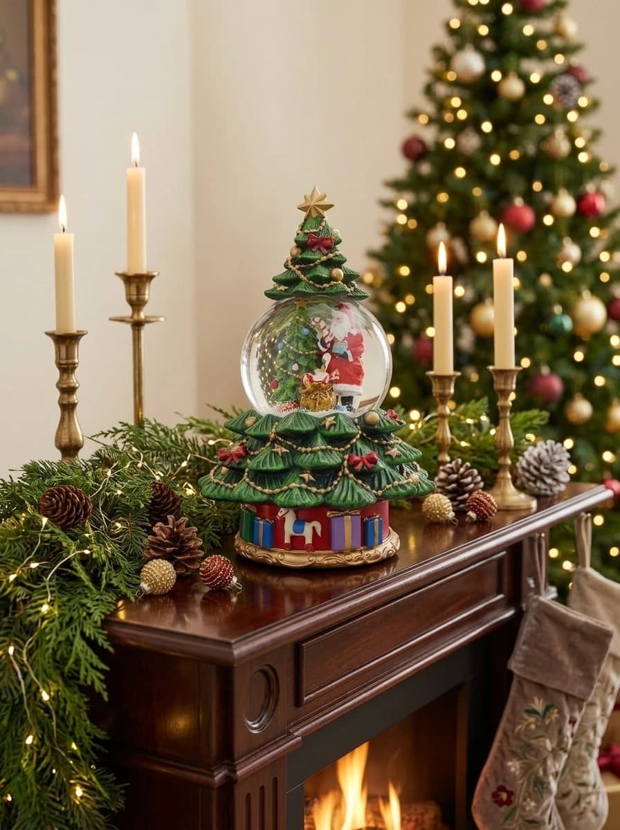 Christmas Tree Snow Globe thumbnail 2