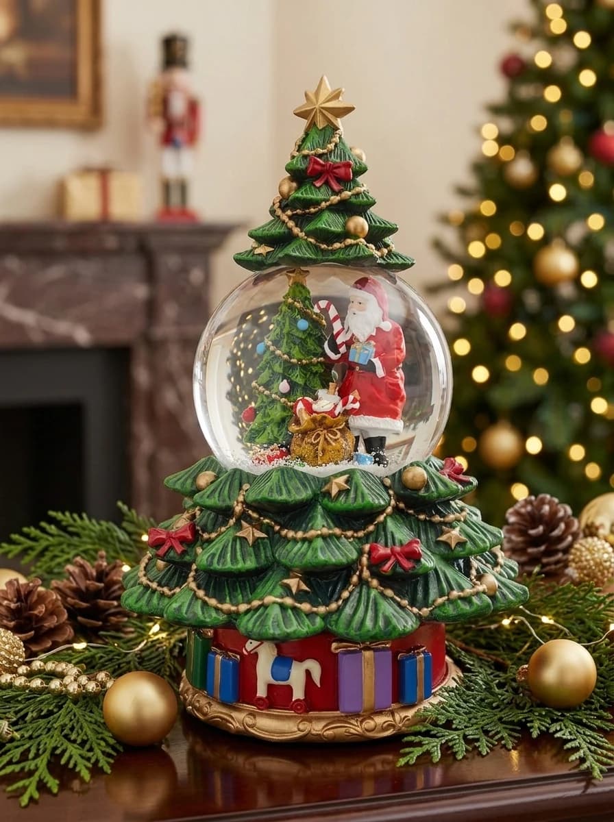 Christmas Tree Snow Globe thumbnail 3