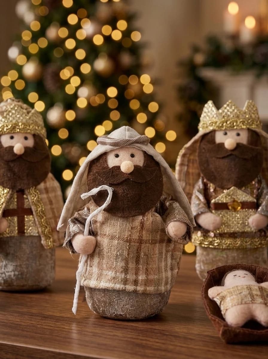 Rustic Nativity Figure Set thumbnail 3
