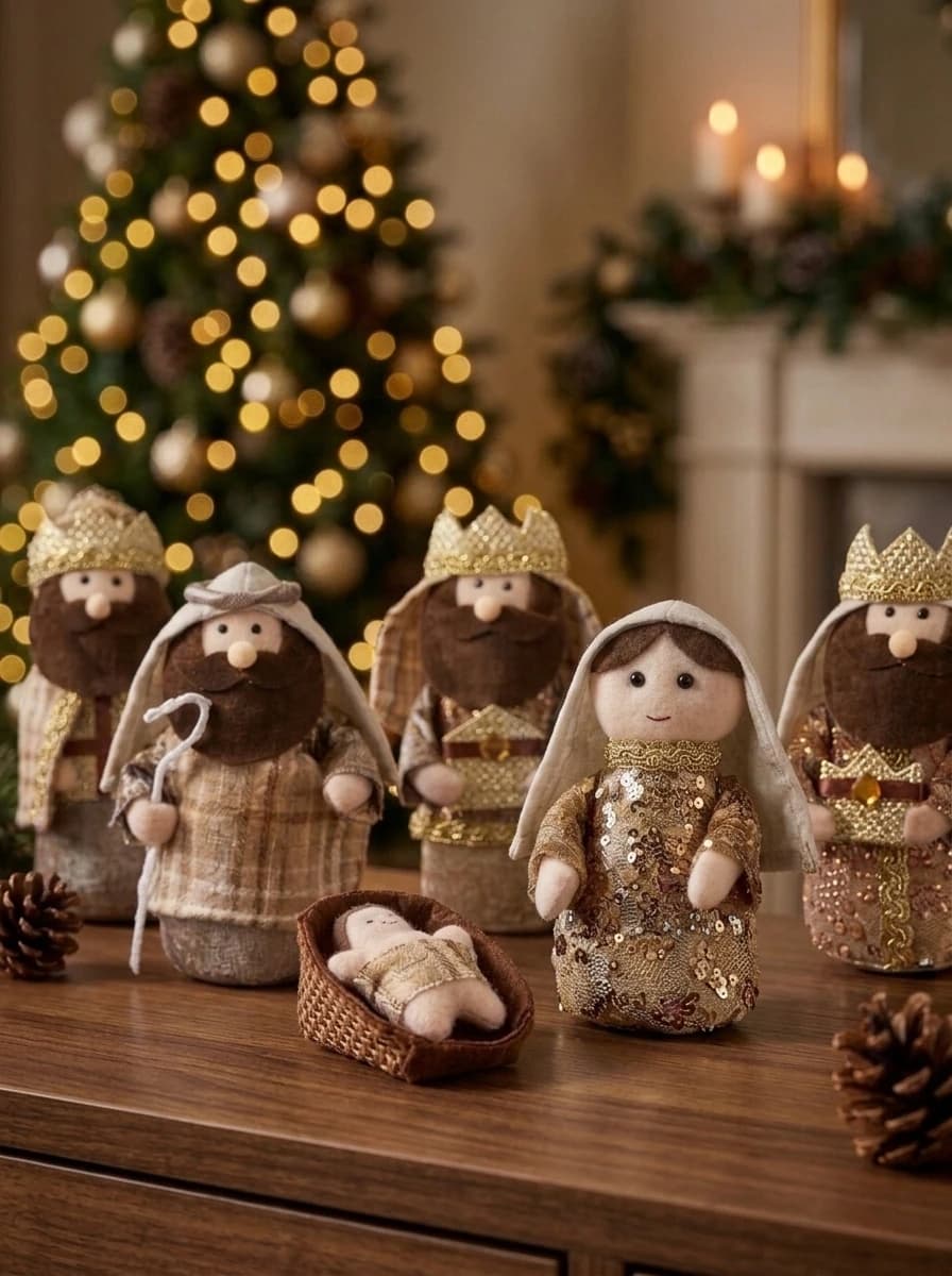 Rustic Nativity Figure Set thumbnail 4