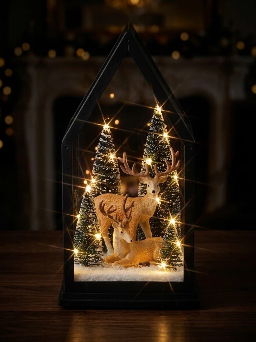 LED Reindeer Lantern thumbnail 3
