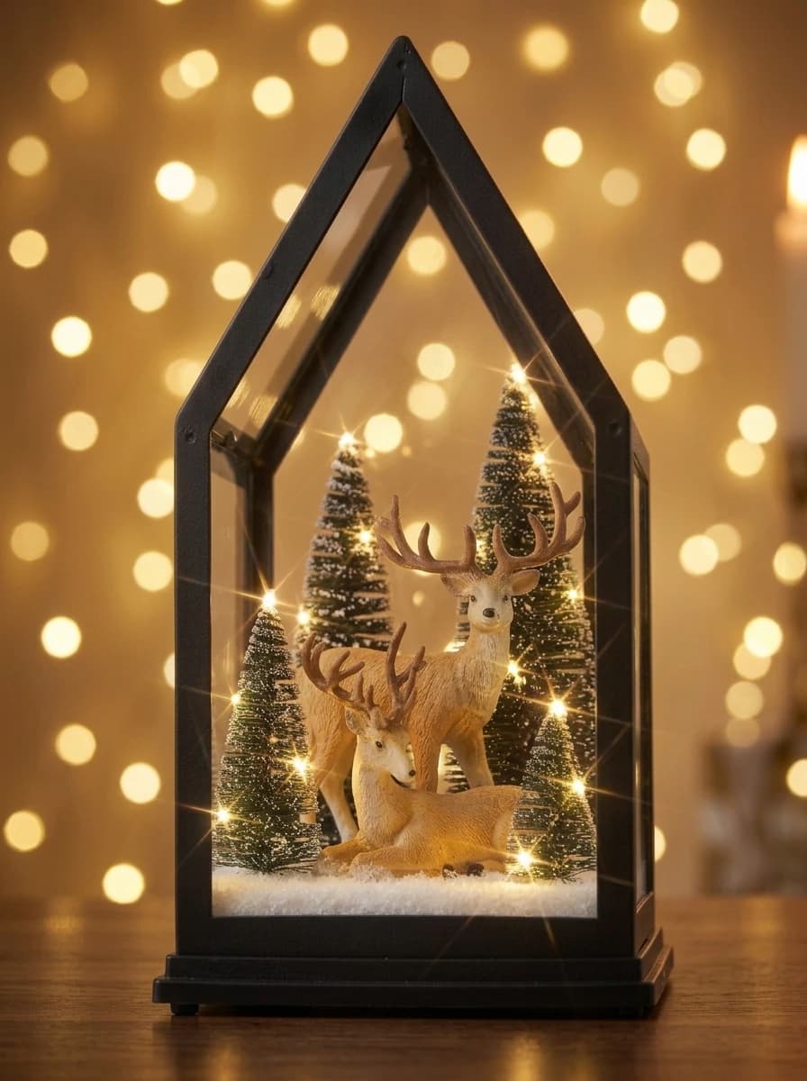 LED Reindeer Lantern thumbnail 4