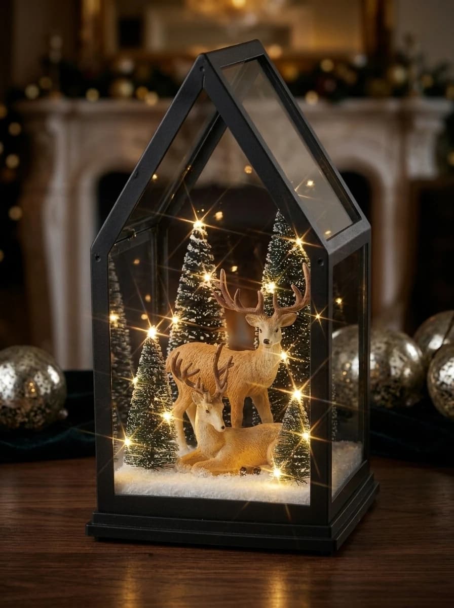 LED Reindeer Lantern thumbnail 5