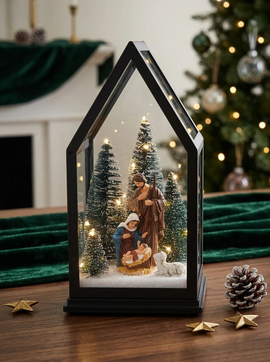 LED Nativity Lantern thumbnail 2