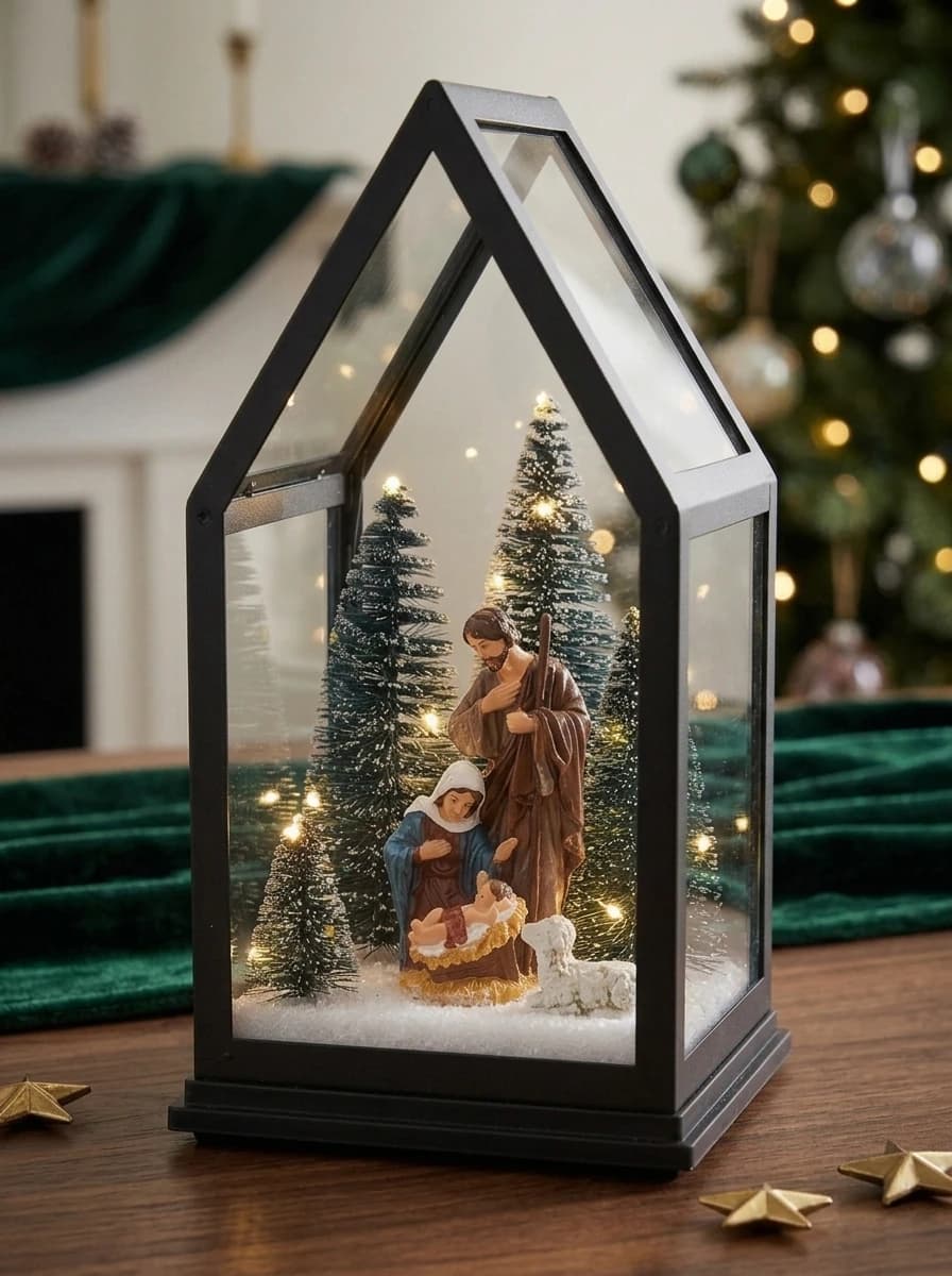 LED Nativity Lantern thumbnail 3