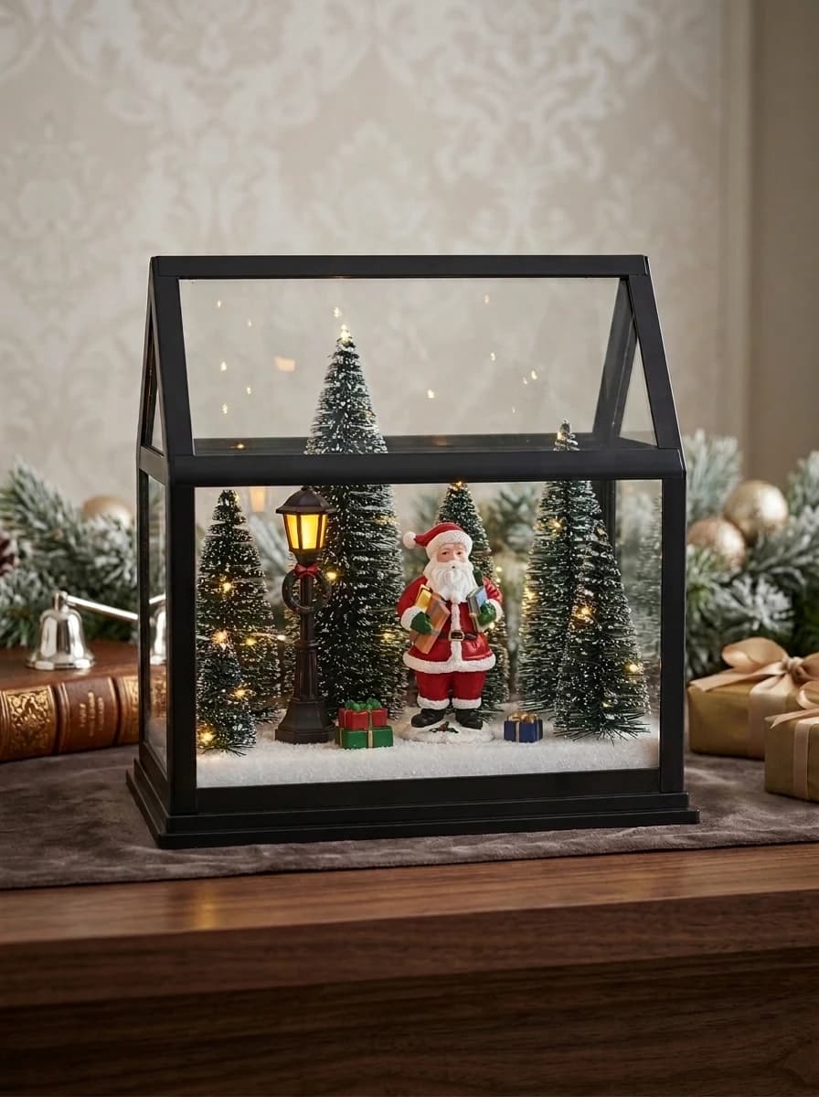 LED Santa Sunroom Lantern thumbnail 2